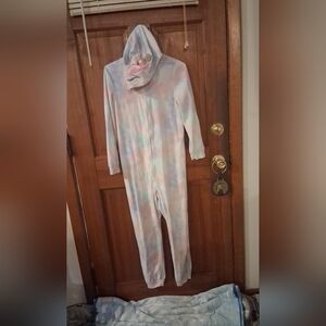 Kids Tie-Dye Unicorn One Piece Pajama